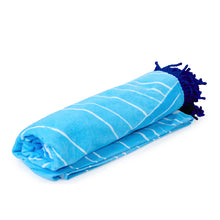 Blue Currants Beach Towel and Bag