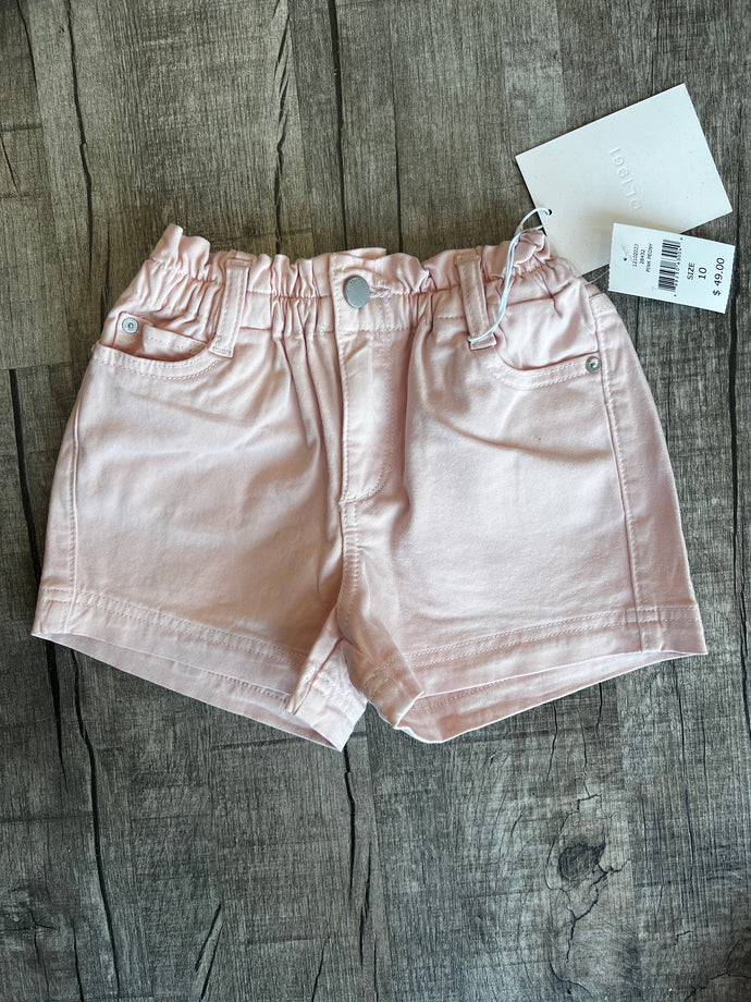 DL1961 - Paperbag Short - Pink Peony